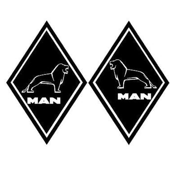 stickers losanges MAN lion new