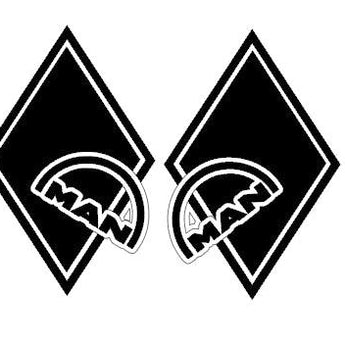stickers losanges MAN décalé