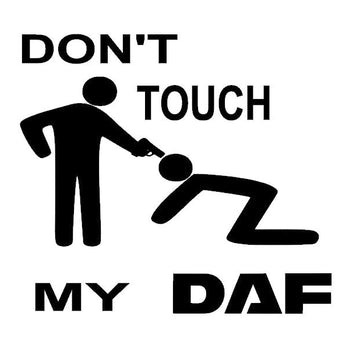 Stickers DAF don't touch