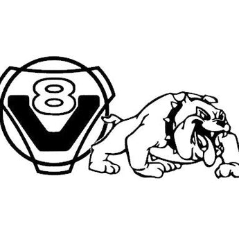 Stickers SCANIA bull dog v8 d