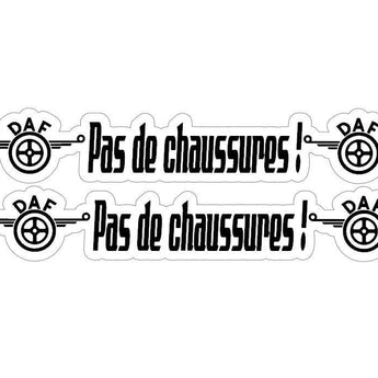 Stickers Pas de chaussures DAF
