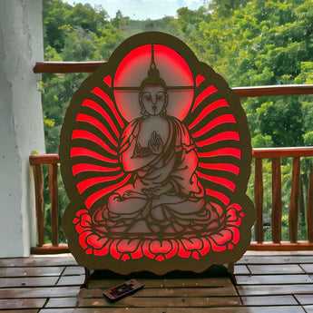 Enseigne lumineuse Bouddha