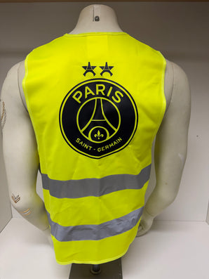 Gilet jaune personnalisé PSG Haute visibilité