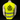 Gilet jaune OM haute visibilité – Logo noir devant et dos