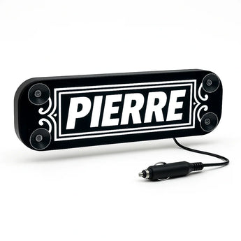 Plaque lumineuse camion personnalisée Édition limitée – Enseigne LED Stick Olivier
