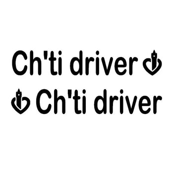 Stickers INTERCOOLER Ch'ti driver