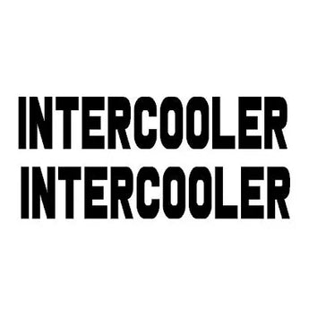 Stickers INTERCOOLER droit