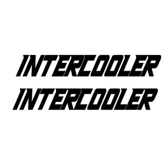 Stickers INTERCOOLER rapide