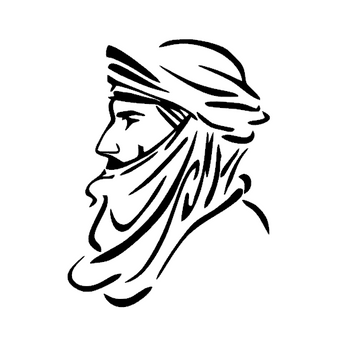 Stickers Touareg autre sens