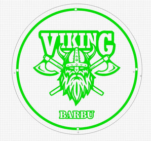 Fond de cabine camion VIKING barbu - Stick Olivier