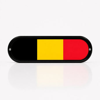 Plaque Lumineuse Camion Drapeau Belgique | LED 12V 24V USB | 50x14 cm