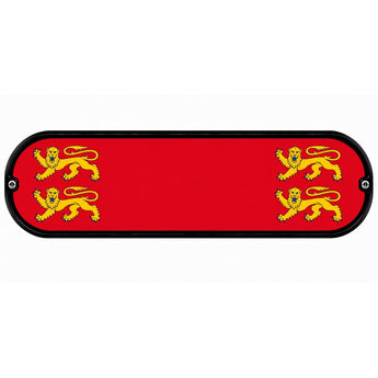 Plaque Lumineuse Camion Drapeau Normandie | LED 12V 24V USB | 50x14 cm
