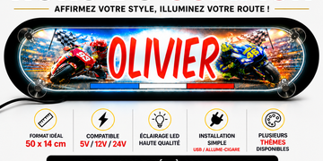 Plaque Lumineuse Camion L’Excellence – Enseigne Personnalisée Hors du Commun