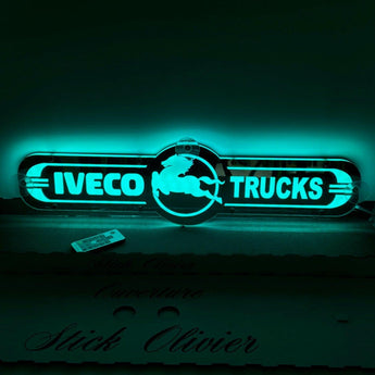 Plaque lumineuse décor IVECO pour Pare-Brise - Stick Olivier