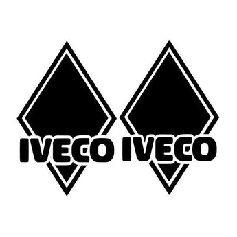 Sticker IVECO losanges écriture - Stick Olivier