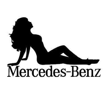 sticker MERCEDES losange décalé - Stick Olivier
