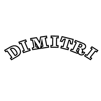 Stickers Prénom Dimitri