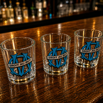 verre personnalisé Olympique de Marseille