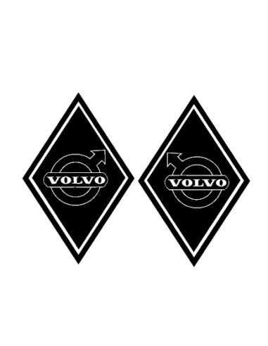 stickers Volvo losanges logo