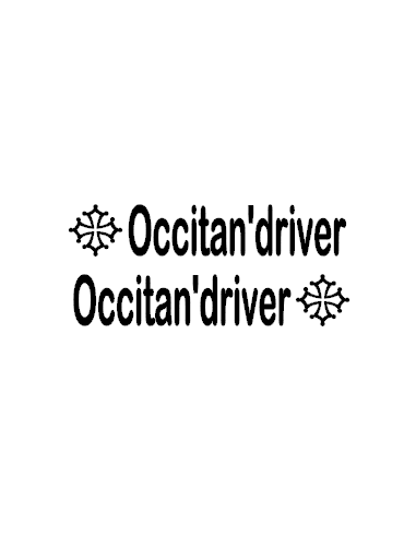 Stickers INTERCOOLER Occitan driver