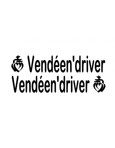 Stickers INTERCOOLER Vendée driver