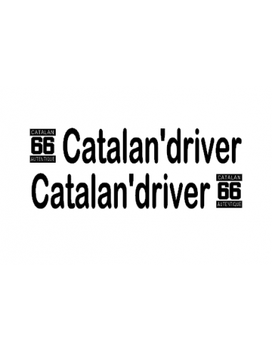 Stickers INTERCOOLER Catalan driver