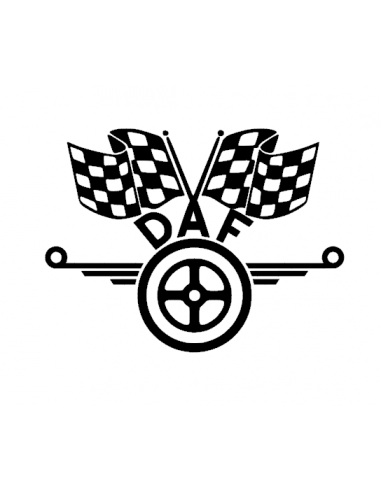 Stickers DAF drapeau