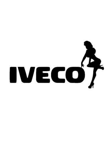 Stickers IVECO écriture pin up