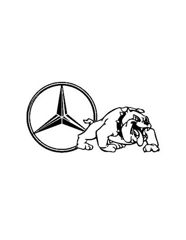 Stickers Autocollants Mercedes Logo Bold - Gamme 3M - GTStickers