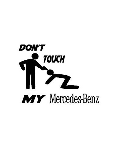 Stickers MERCEDES dont'touch