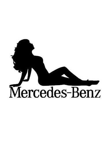 Stickers MERCEDES pin up 2