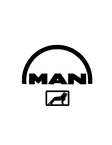 Stickers MAN logo full