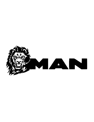 Stickers MAN lion logo