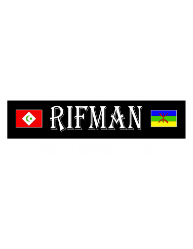 Plaque lumineuse Rifman