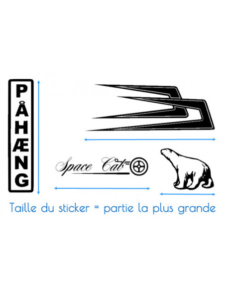 2 Stickers Renault Gordini - Taille au choix