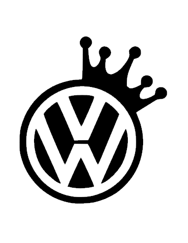 Sticker Volkswagen couronne