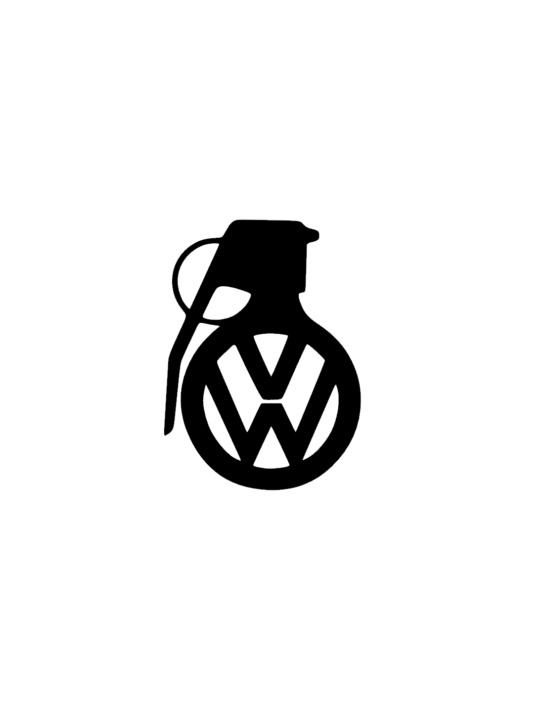 Stickers CENTRE DE ROUE VW GRENADE X4