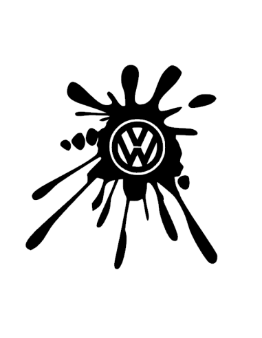 Sticker Volkswagen Tache Peinture