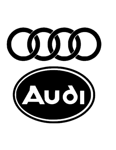 Sticker Audi Cœur le sticker sur mesure