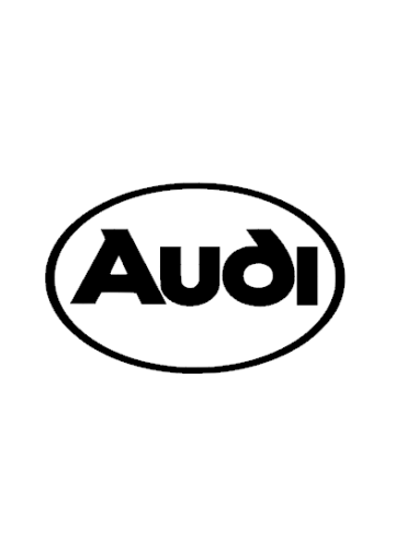 Sticker Audi logo ovale