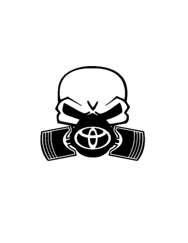 Sticker Toyota tête