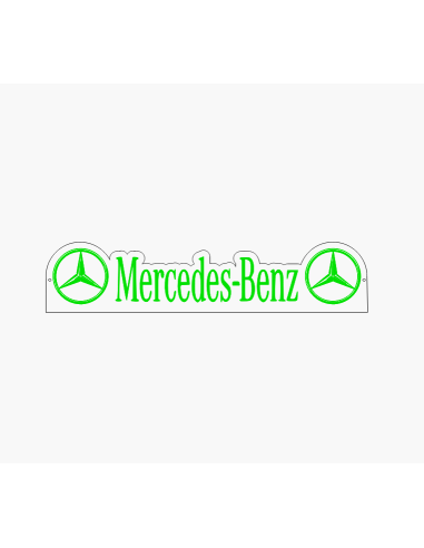 Tableau LED plaque routier MERCEDES bis