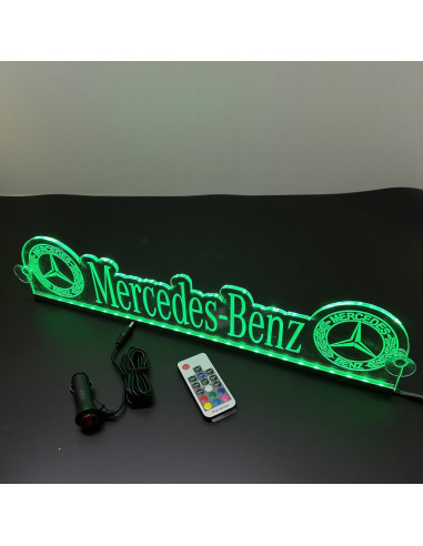 Tableau LED plaque routier MERCEDES