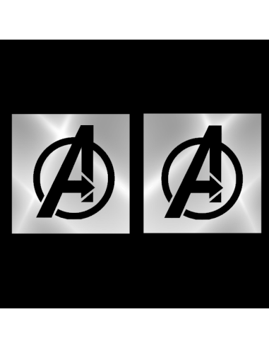 Enseignes lumineuses de coin de pare-brise Avengers de 15x15