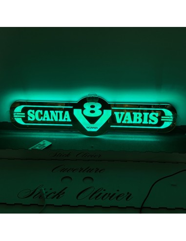 Plaque de Décor SCANIA V8 pour Pare-Brise