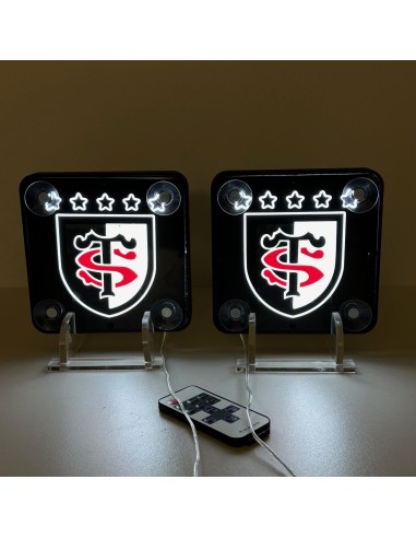 Enseignes lumineuses de coin de pare-brise Stade Toulousain