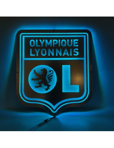 Fond de cabine miroir  LUMINEUX OLYMPIQUE LYONNAIS