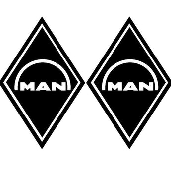 stickers MAN losanges logo