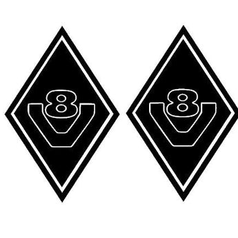 stickers losanges scania V8