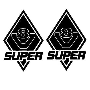 stickers losanges Scania V8 super